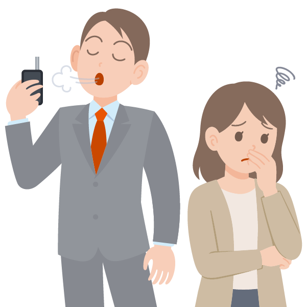 加熱式たばこのエアロゾルにも有害物質が含まれる